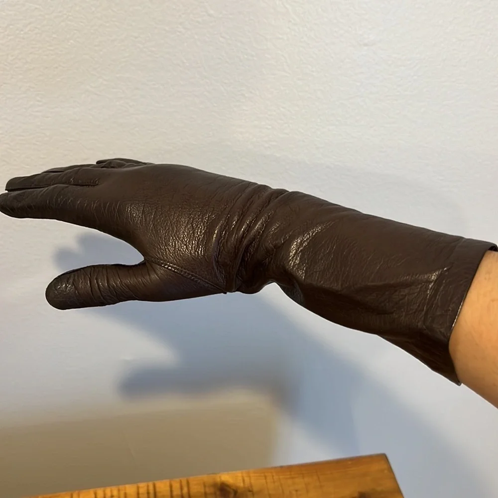 Vintage Carson Pirie Scott Women's Black Leather